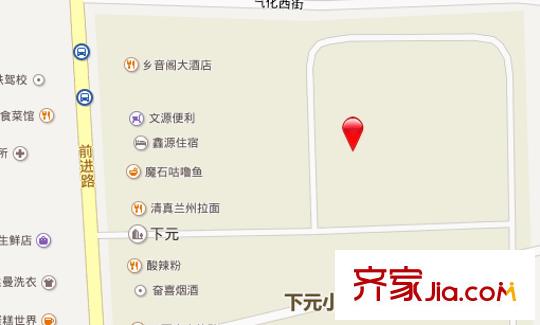 下元公安局宿舍樓交通圖太原  