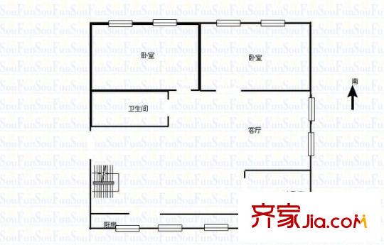 西吳苑 3室 戶型圖