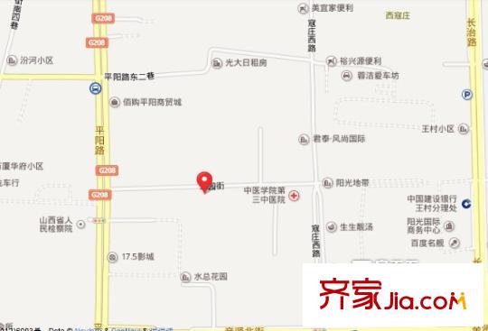 物價局宿舍交通圖太原  