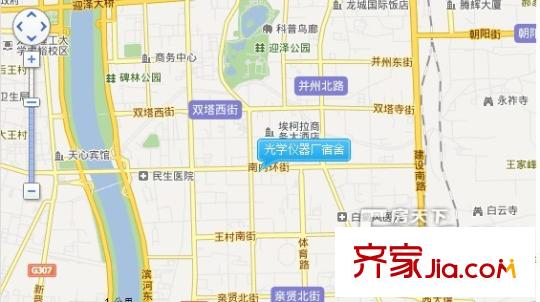 光學(xué)儀器廠宿舍交通圖太原  