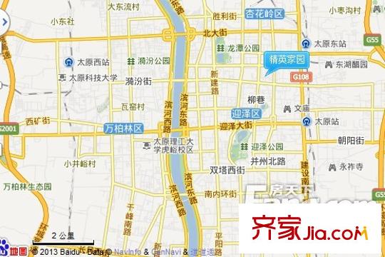 精英家園交通圖太原  