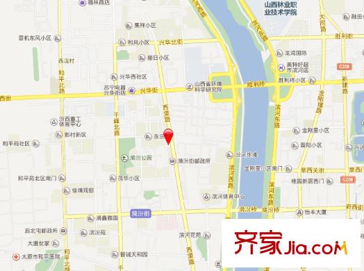 警樂(lè)苑小區(qū)交通圖太原  