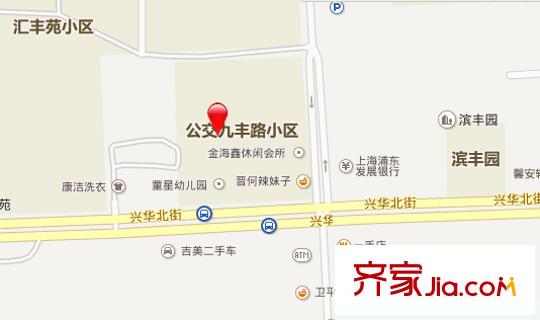 九豐路公交宿舍交通圖太原  