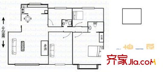 景秀苑 4室 戶型圖