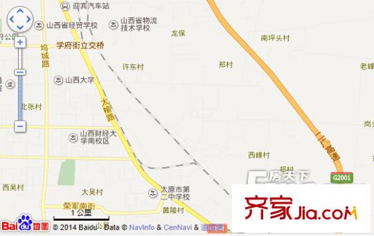 怡安公寓交通圖太原  