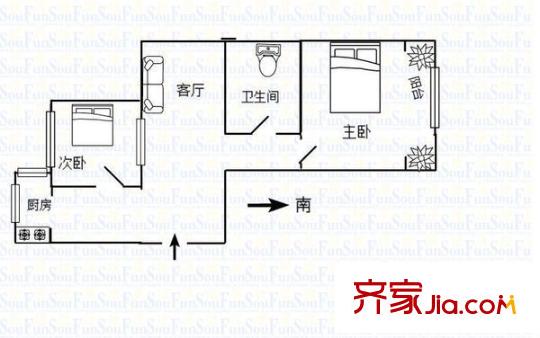 太原 晉安西街美好家園 戶型圖