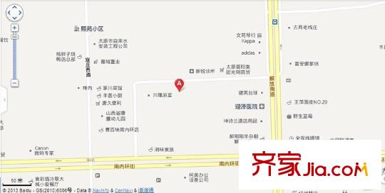 菜園小區(qū)交通圖太原  