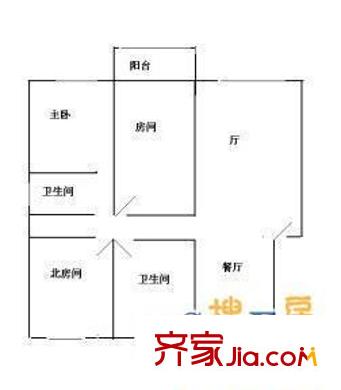 太原 富佳苑 戶型圖