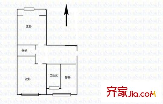 自行車廠宿舍 0室 戶型圖