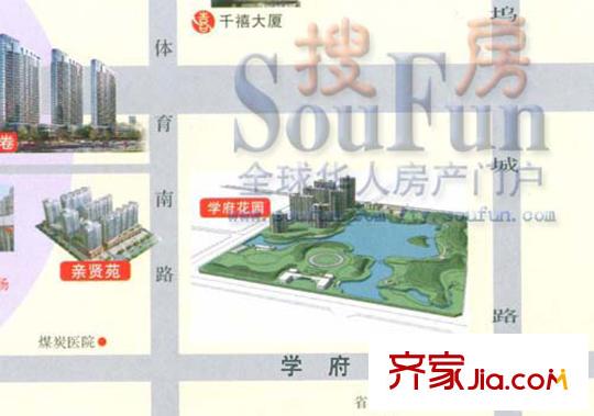 千禧學府苑交通圖