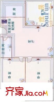 王村小區(qū) 3室 戶型圖