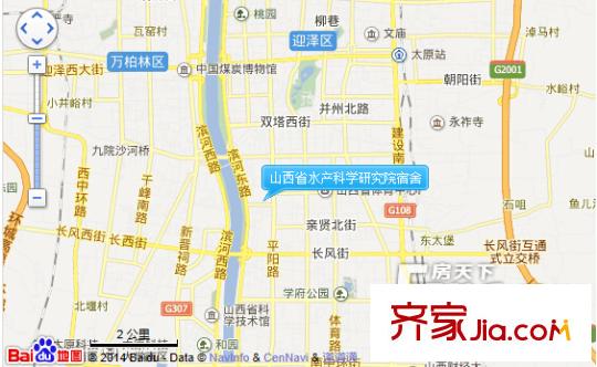 山西省水產(chǎn)科學(xué)研究院宿舍交通圖太原  