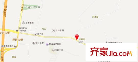水峪花苑交通圖太原  