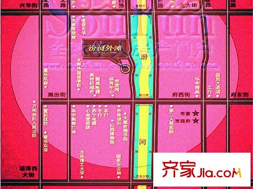 汾河外灘交通圖