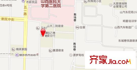 玫瑰園小區(qū)交通圖太原  
