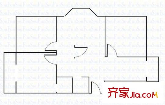 學府小區(qū) 4室 戶型圖