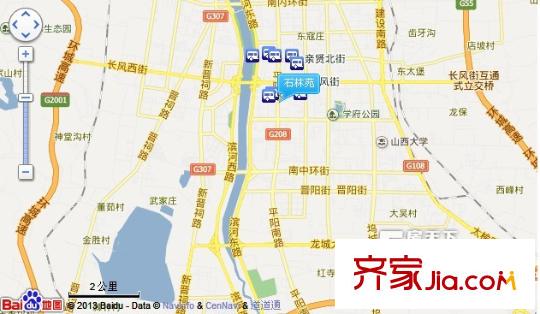 石林苑交通圖太原  