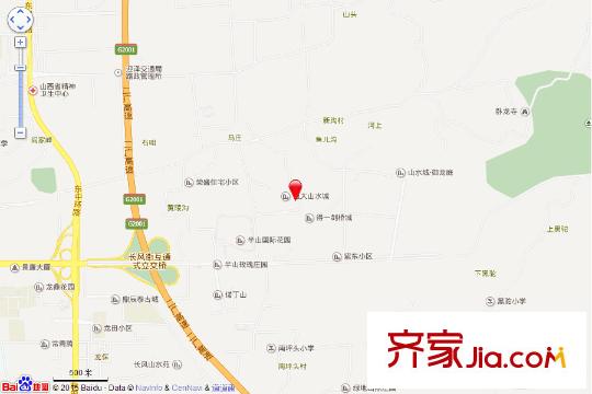 太原恒大山水城交通圖