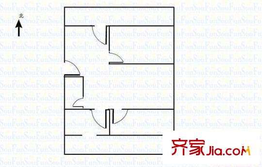 太原 大東關(guān)蔬菜公司宿舍 戶型圖