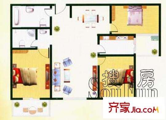 太原 德祥6院 戶型圖