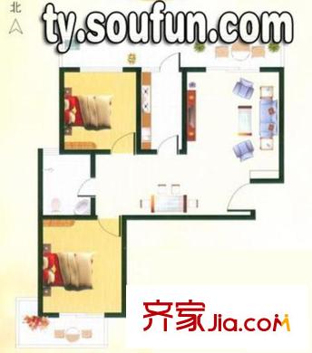太原 德祥6院 戶型圖