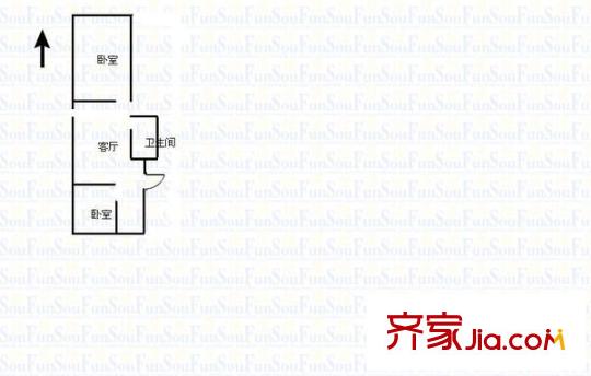 水龍盛大廈 2室 戶(hù)型圖