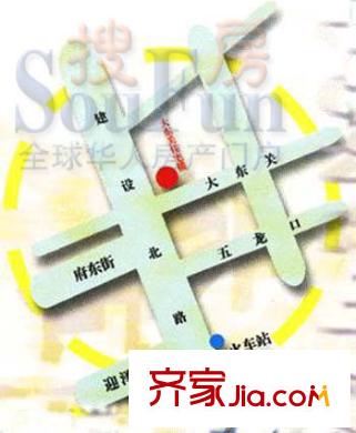 大東關(guān)住宅樓交通圖