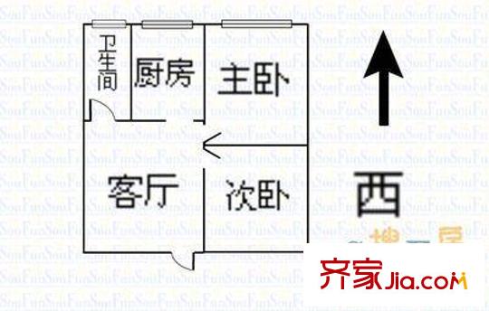 太原 北聯(lián)干休所 戶型圖