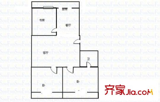 北空干休所 0室 戶型圖