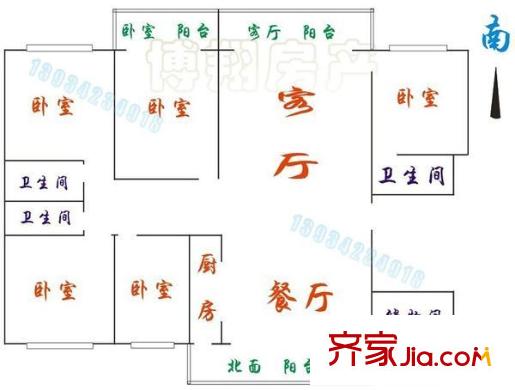 太原 紫正園 戶型圖