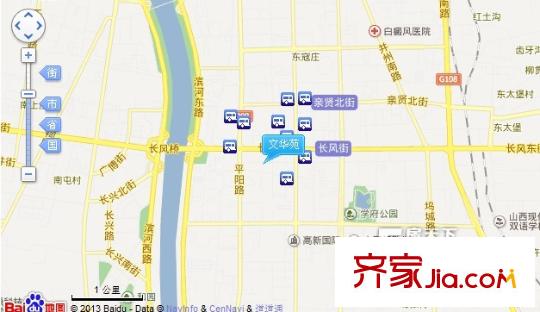 文華苑交通圖太原  