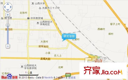 頤龍佳園交通圖太原  