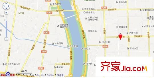 怡園小區(qū)住宅樓交通圖太原  