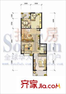 太原 北美楓情 戶型圖