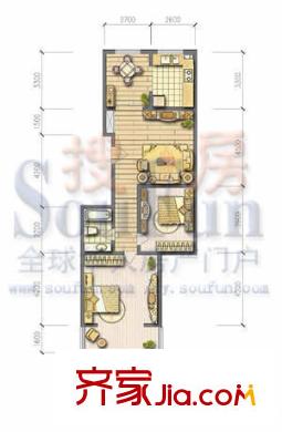 太原 北美楓情 戶型圖
