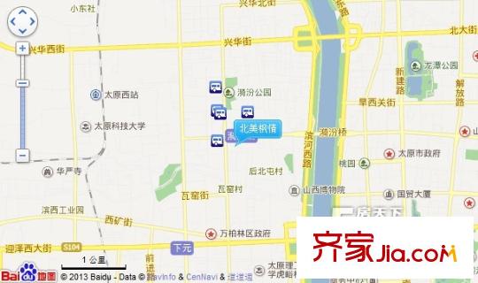 北美楓情交通圖太原  