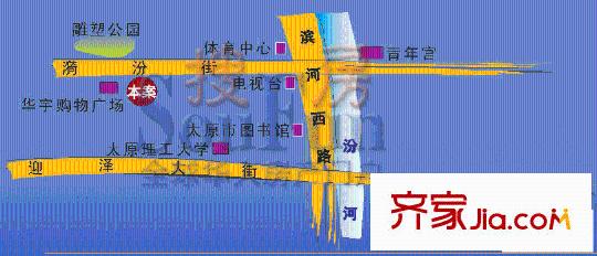 北美楓情交通圖