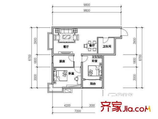 太原 天天家園 戶(hù)型圖
