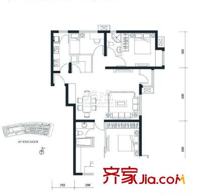 太原 泰然居 戶型圖