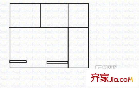 太原 勝利街物資局宿舍 戶型圖