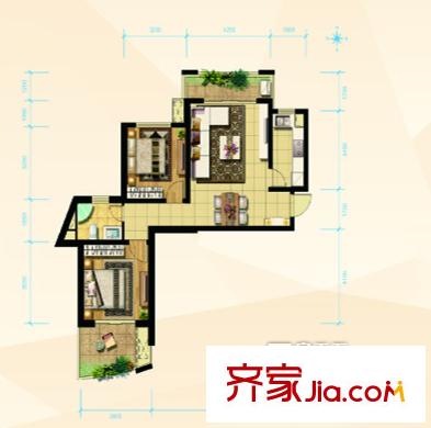 太原 綠地世紀(jì)城 戶(hù)型圖