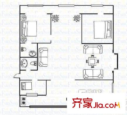 太原 太藥D小區(qū) 戶型圖