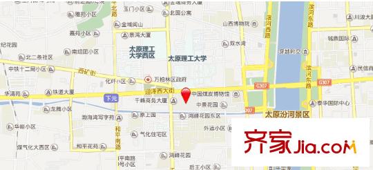 千峰南路農(nóng)行宿舍交通圖太原  