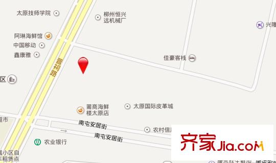 農(nóng)行黨校宿舍交通圖太原  