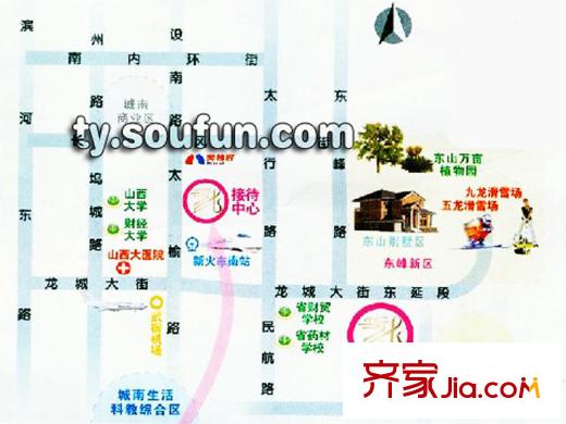 龍城半島交通圖