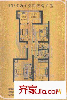 太原 辰憬家園 戶型圖