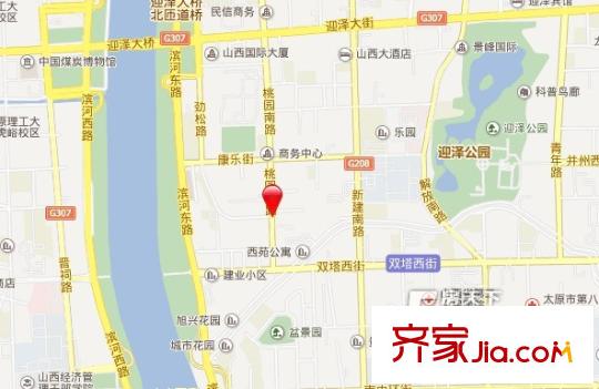 畫院宿舍交通圖太原  