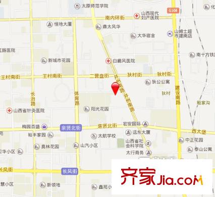二營(yíng)盤慧園商務(wù)公寓交通圖太原  