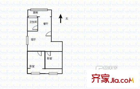 太原 燕興宿舍 戶型圖