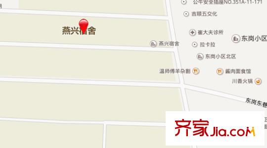 燕興宿舍交通圖太原  